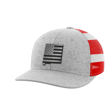 New Mexico United Hats Hat Greater Half Heather Grey/Flag Black Leatherette New Mexico